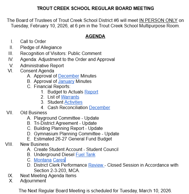 Board Meeting 2-10-26 Featured Photo