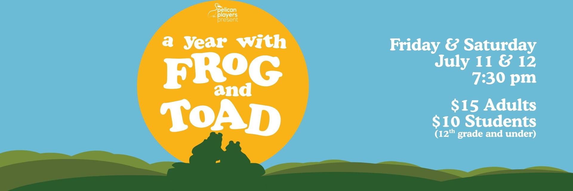 graphic for the show A Year with Frog and Toad