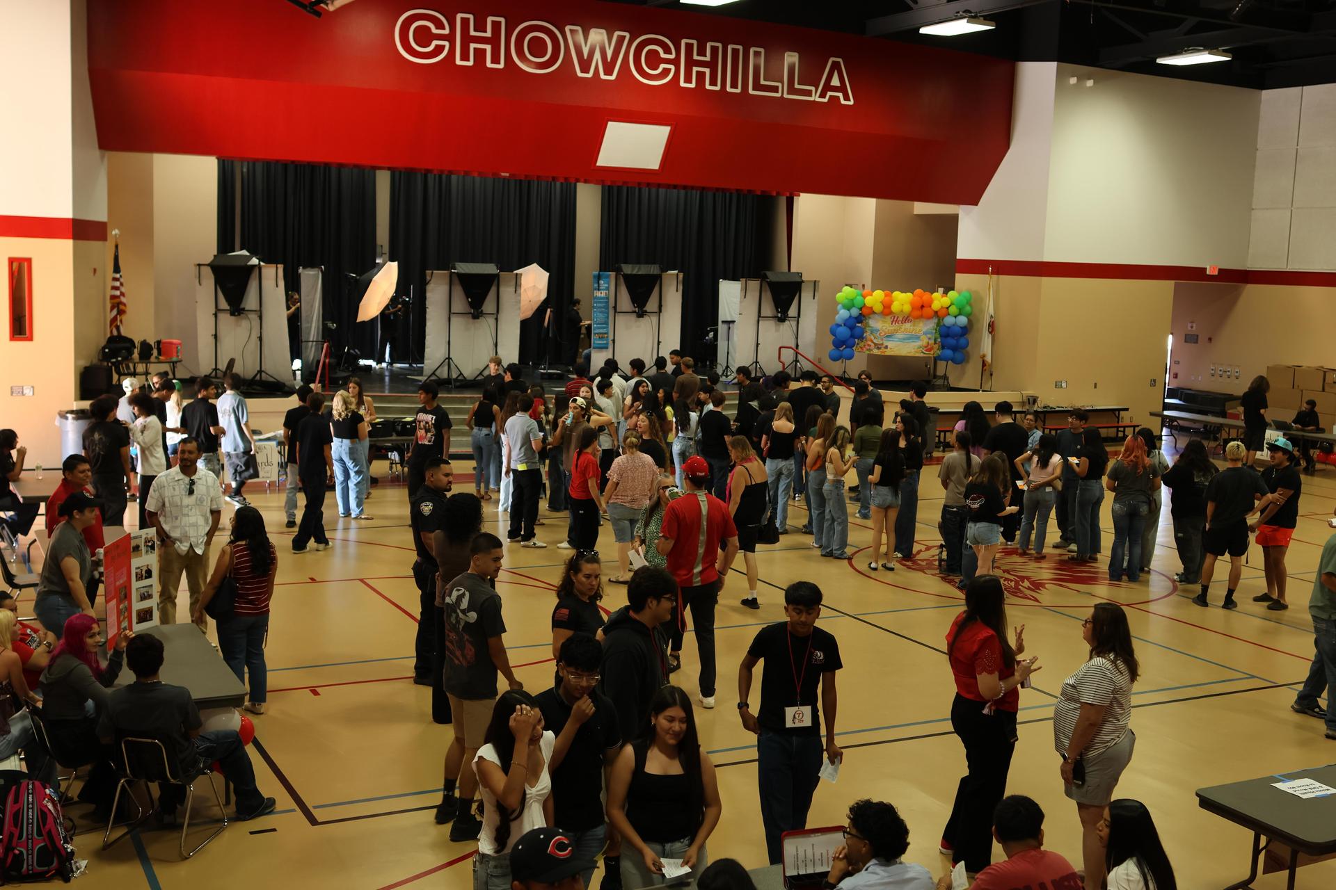 Students and staff at Tribe Turnout 10