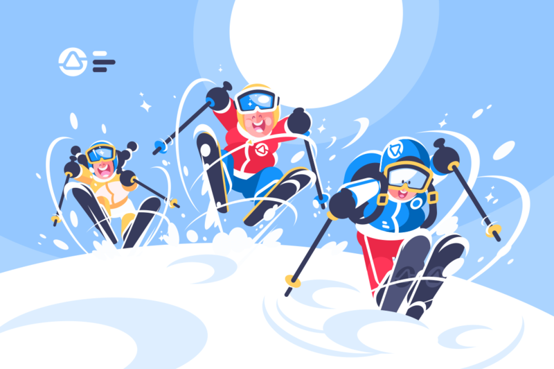 Skiing