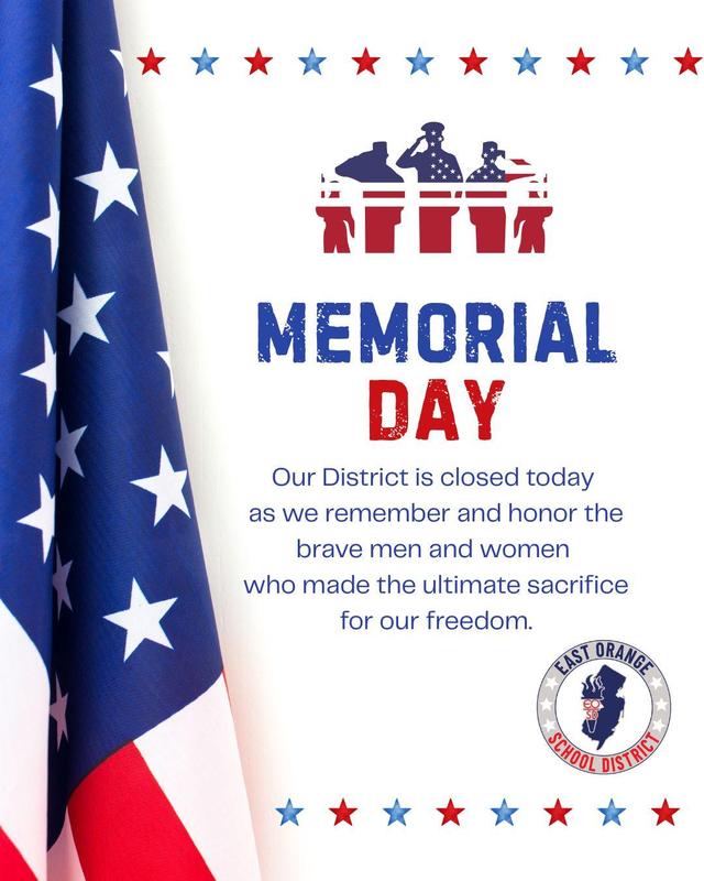 District Closed for Memorial Day May 25