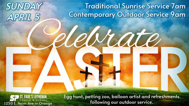 Easter Worship at St. Paul's