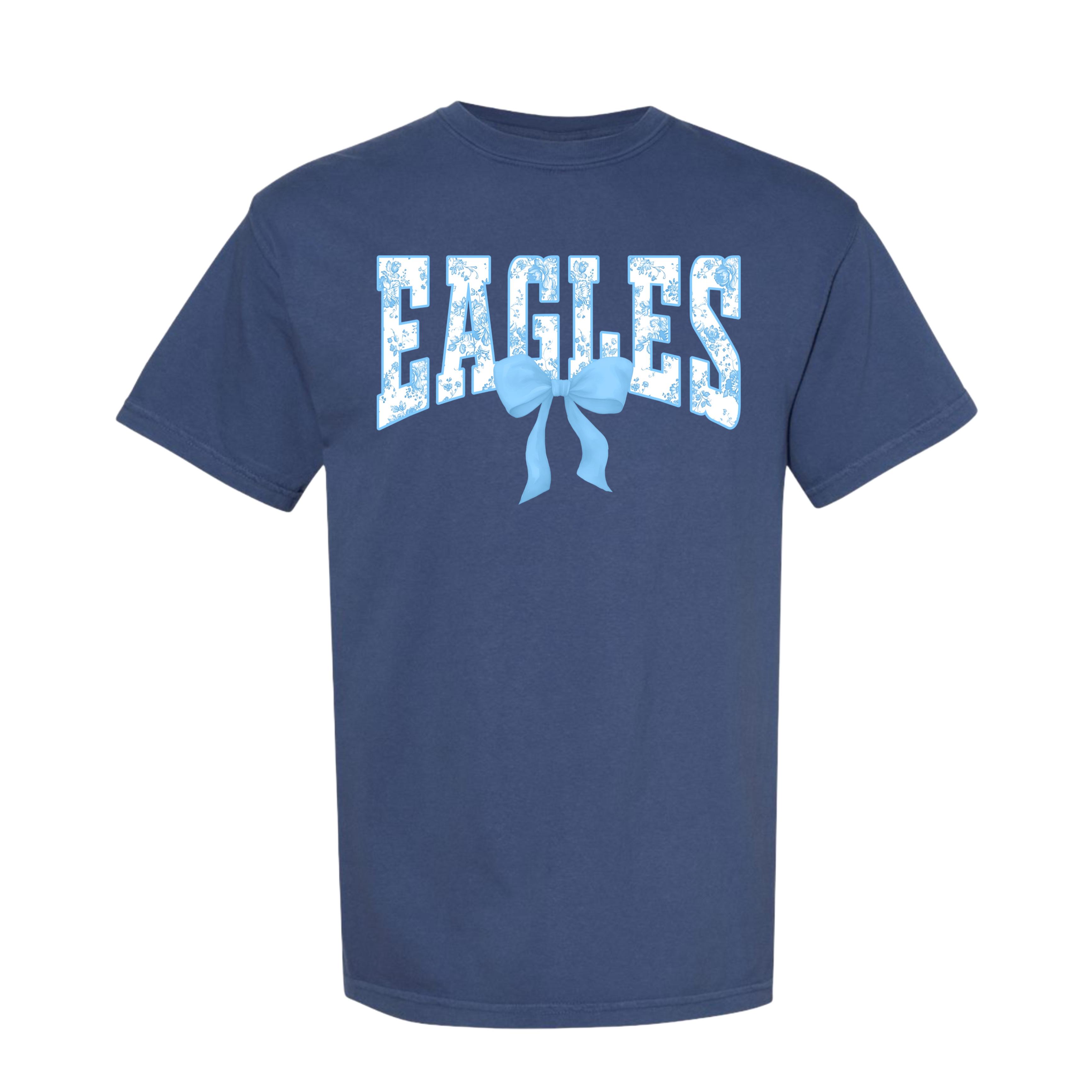 ADULT Bow & Flowers Shirt-Comfort Colors Brand