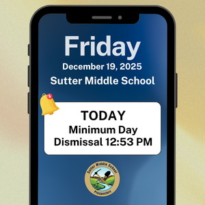 Minimum Day 12:53 PM Dismissal Time