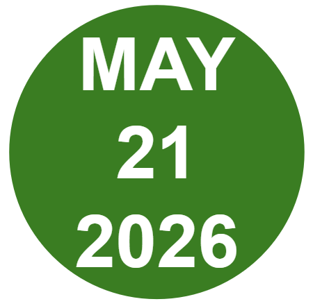 CIRCLE WITH MAY 21 2026