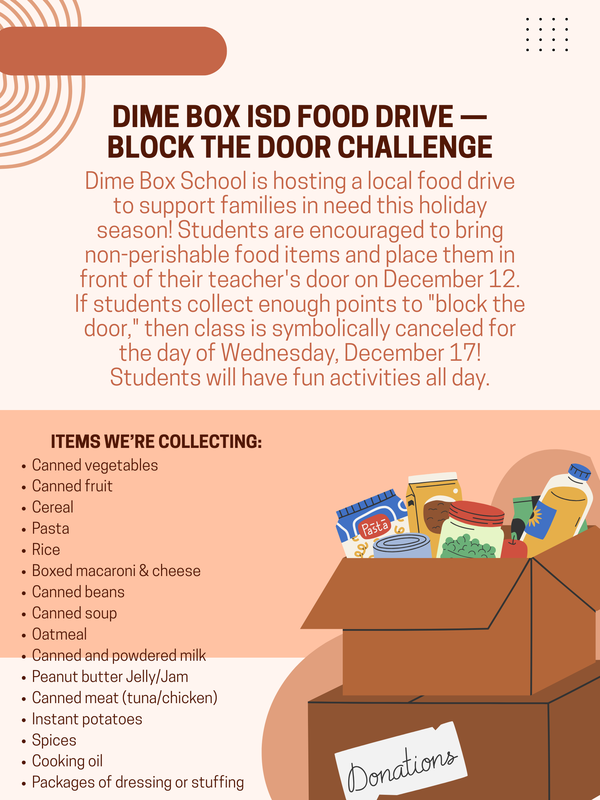 Block the Door Food Drive Thumbnail Image