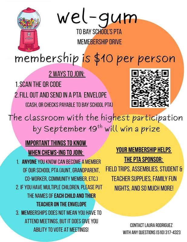 PTA Membership Drive Happening Now