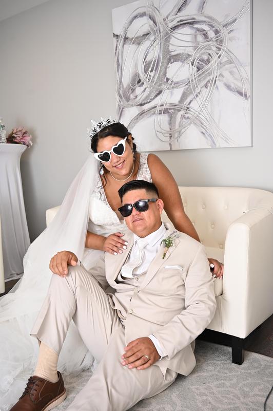 Cayla Rivera and her husband