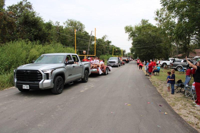 Photo of homecoming parade