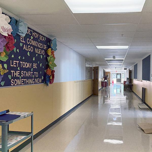 completed hallway
