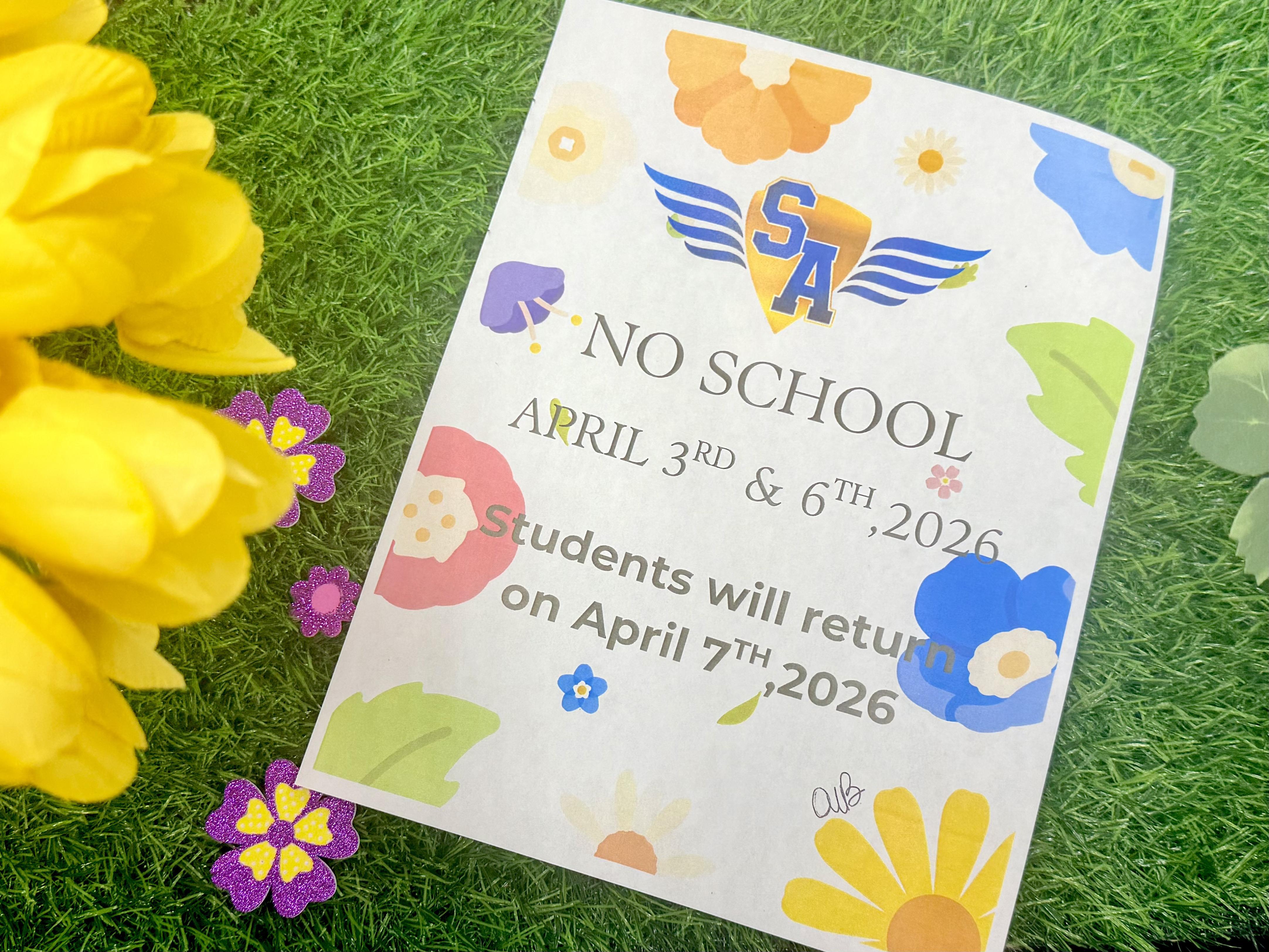 No School April 3rd & 6th, 2026!!! Featured Photo