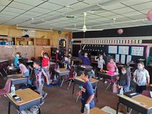 1st grade taking a brain break!