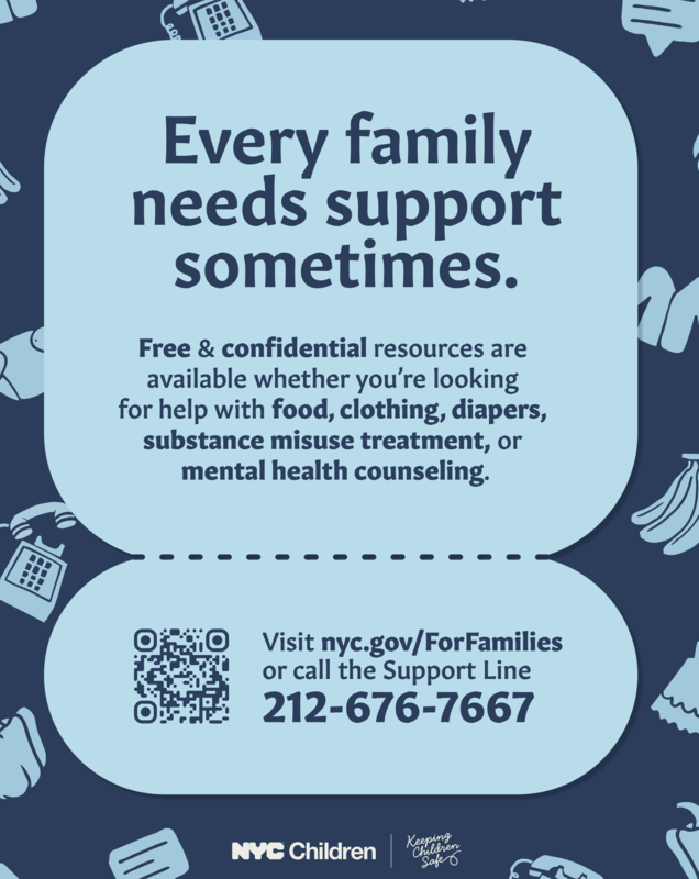flyer for family support