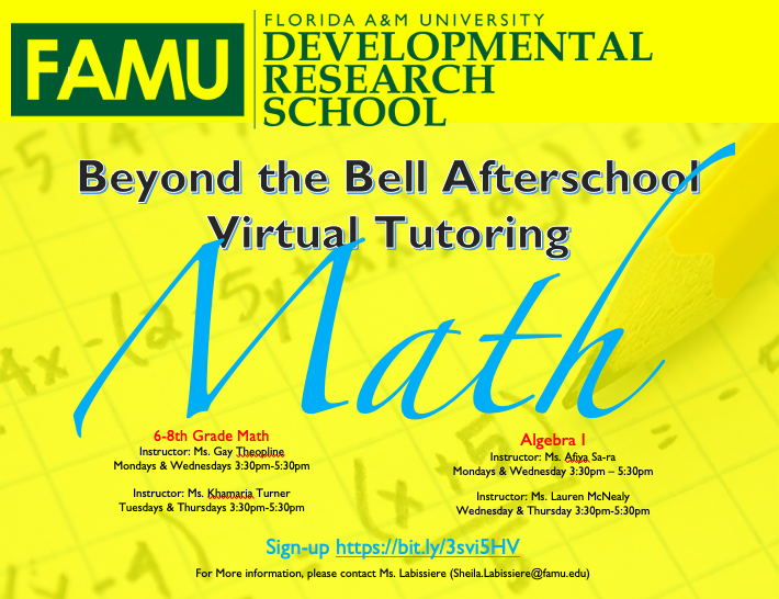BTB Math Hours Spring 2021