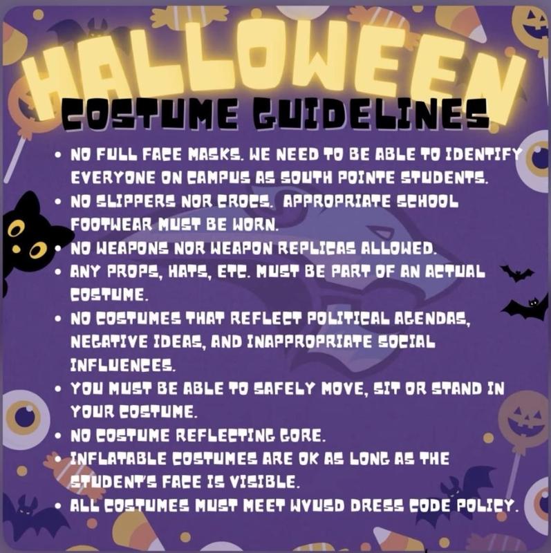 Halloween Costume Guidelines Flyer
