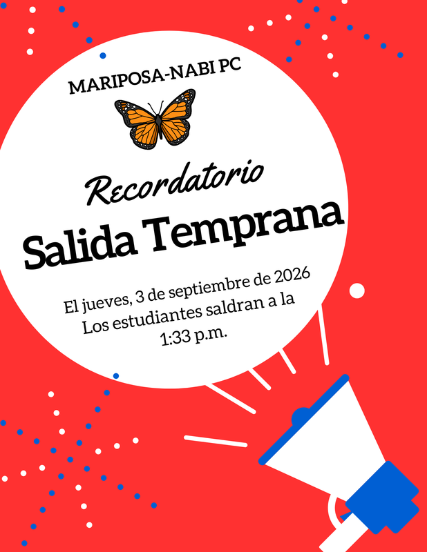 Salida Temprana Septiembre 3