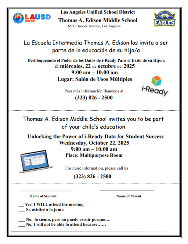 i-Ready Data for Student Success