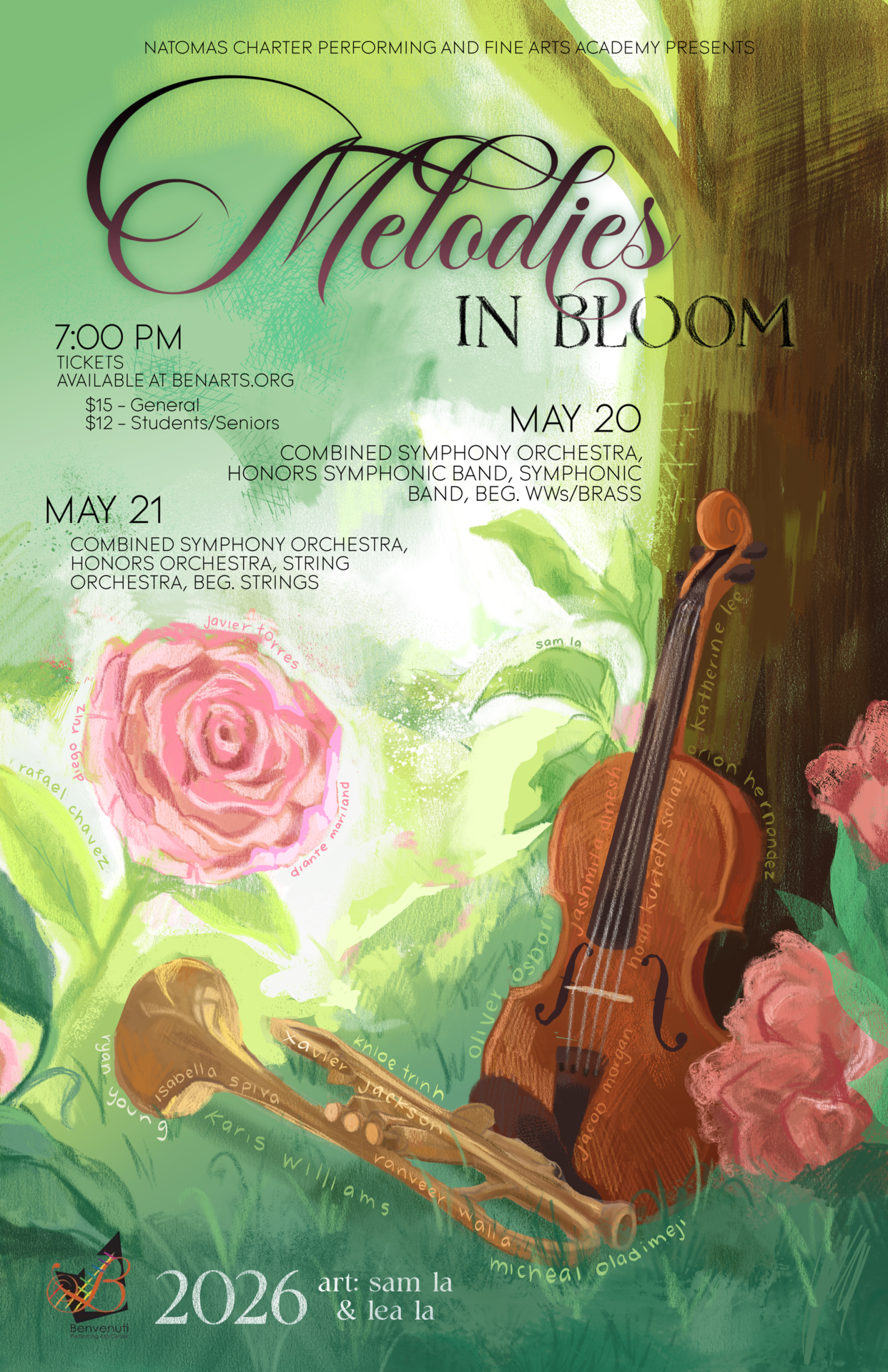Melodies in Bloom show poster