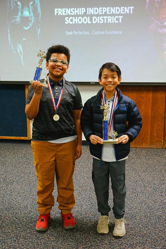 Adrian Turner, 2nd place finisher and Zian Doctolero, 1st place finisher