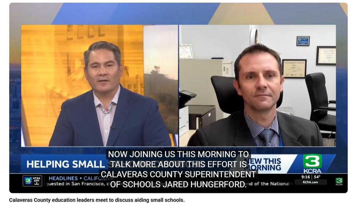 two men on a tv zoom interview