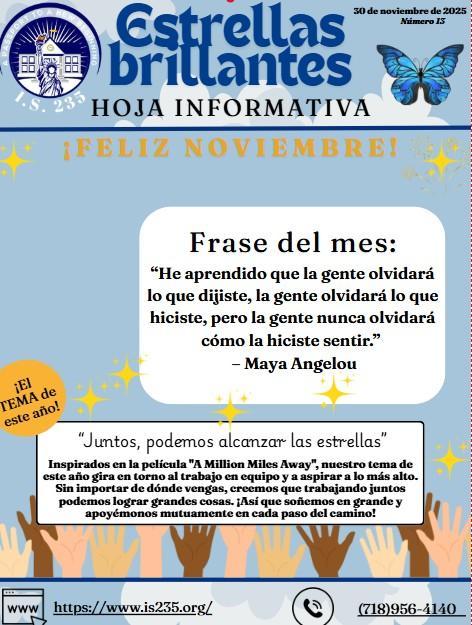 Boletin Informativo para Noviembre Featured Photo