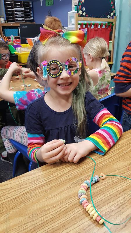 Kindergarten celebrating 100 days