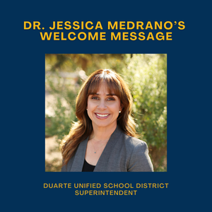 Supt Medrano welcome message