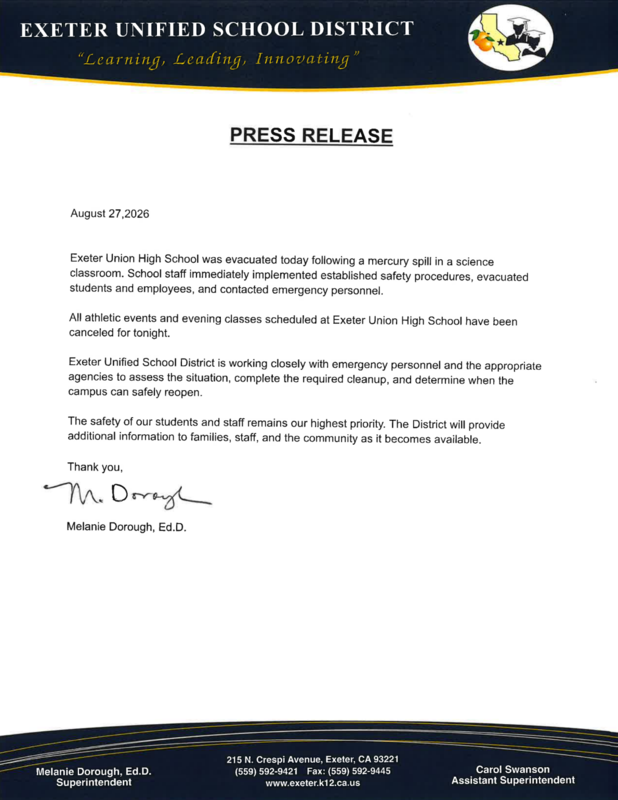 press release