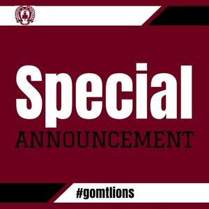 Special Announcement