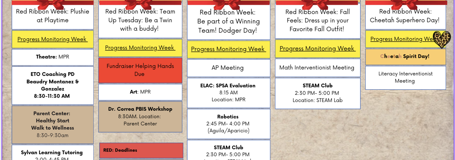 Weekly Newsletter October 20-24, 2025