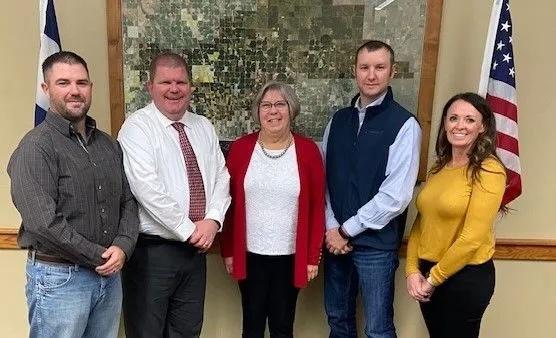 Tim Mahaffey, Brad Sharp, A photo of DeAn Dillard, Jeff Oatman, and Jennifer Gurnsey