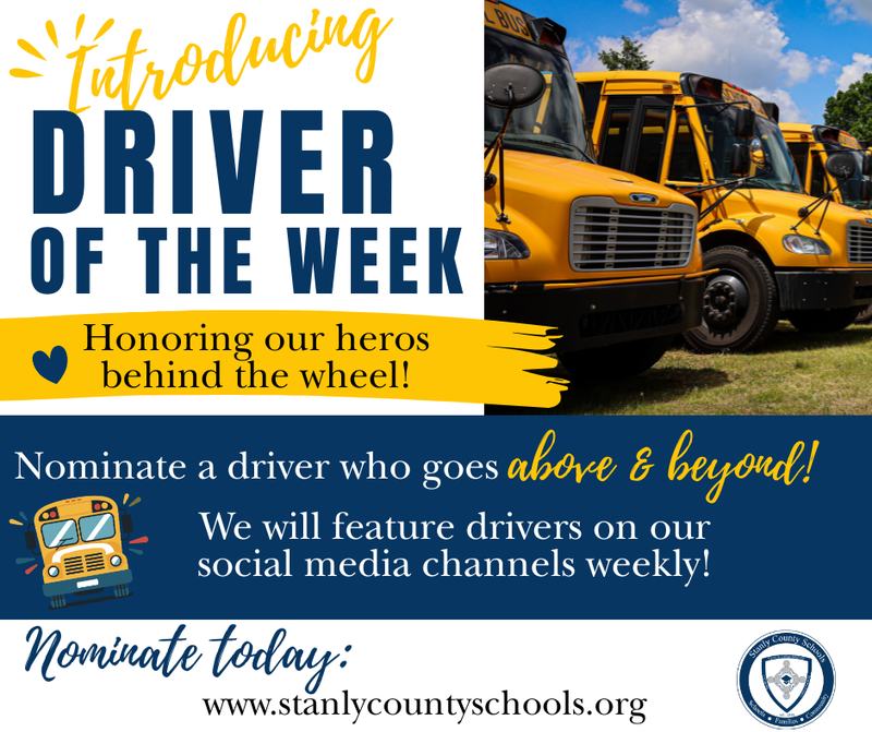 Driver of the Week Graphic