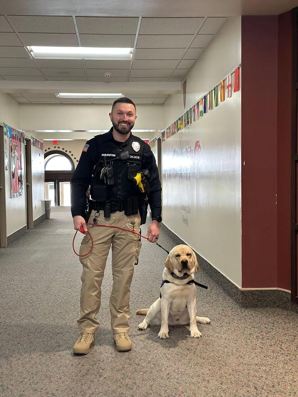 K9 Kane and Officer Herpin