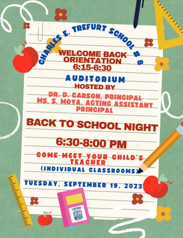 Back to School Night/Parent Orientation