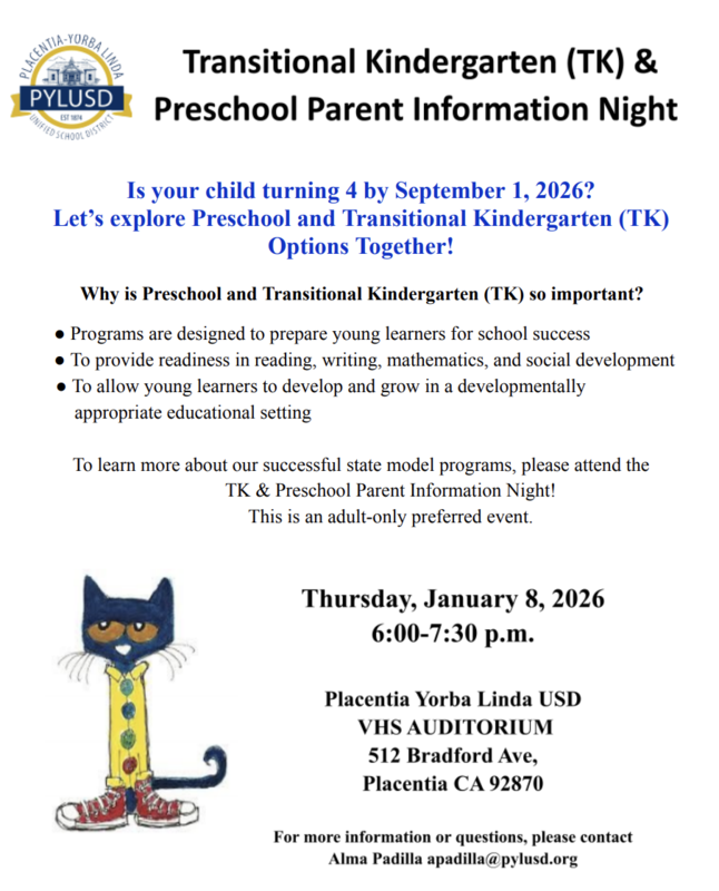 TK Information Meeting: January 8, 2026