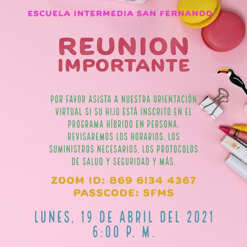 Hybrid Program Virtual Orientation - Spanish Featured Photo