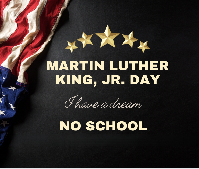 Marin Luther King Jr. No School clipart