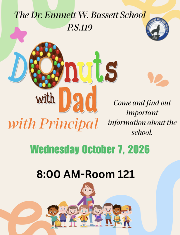 Donuts with Dad with Principal Flyer October 2026