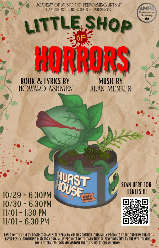 Little Shop of Horrors flyer
