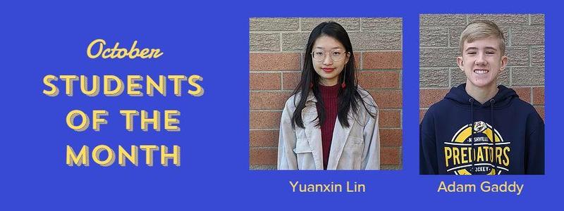 October Students of the Month Featured Photo