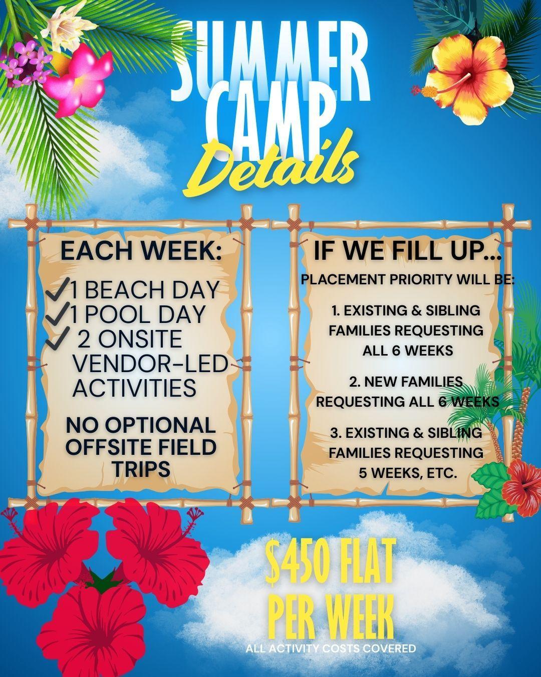 Summer Camp Details