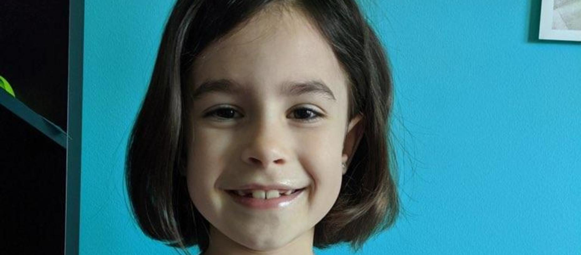 girl smiling for camera