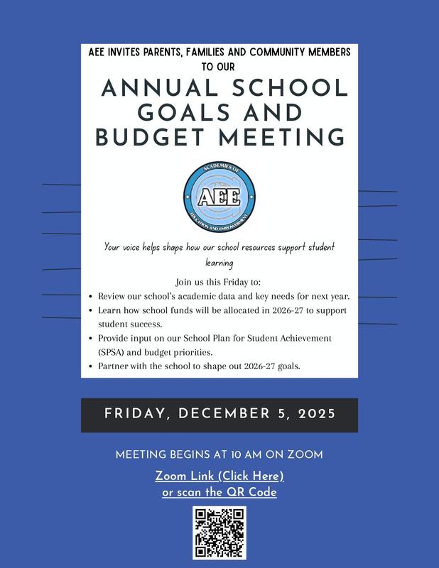 ANNUAL SCHOOL GOALS AND BUDGET MEETING