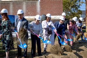 the groundbreaking takes place