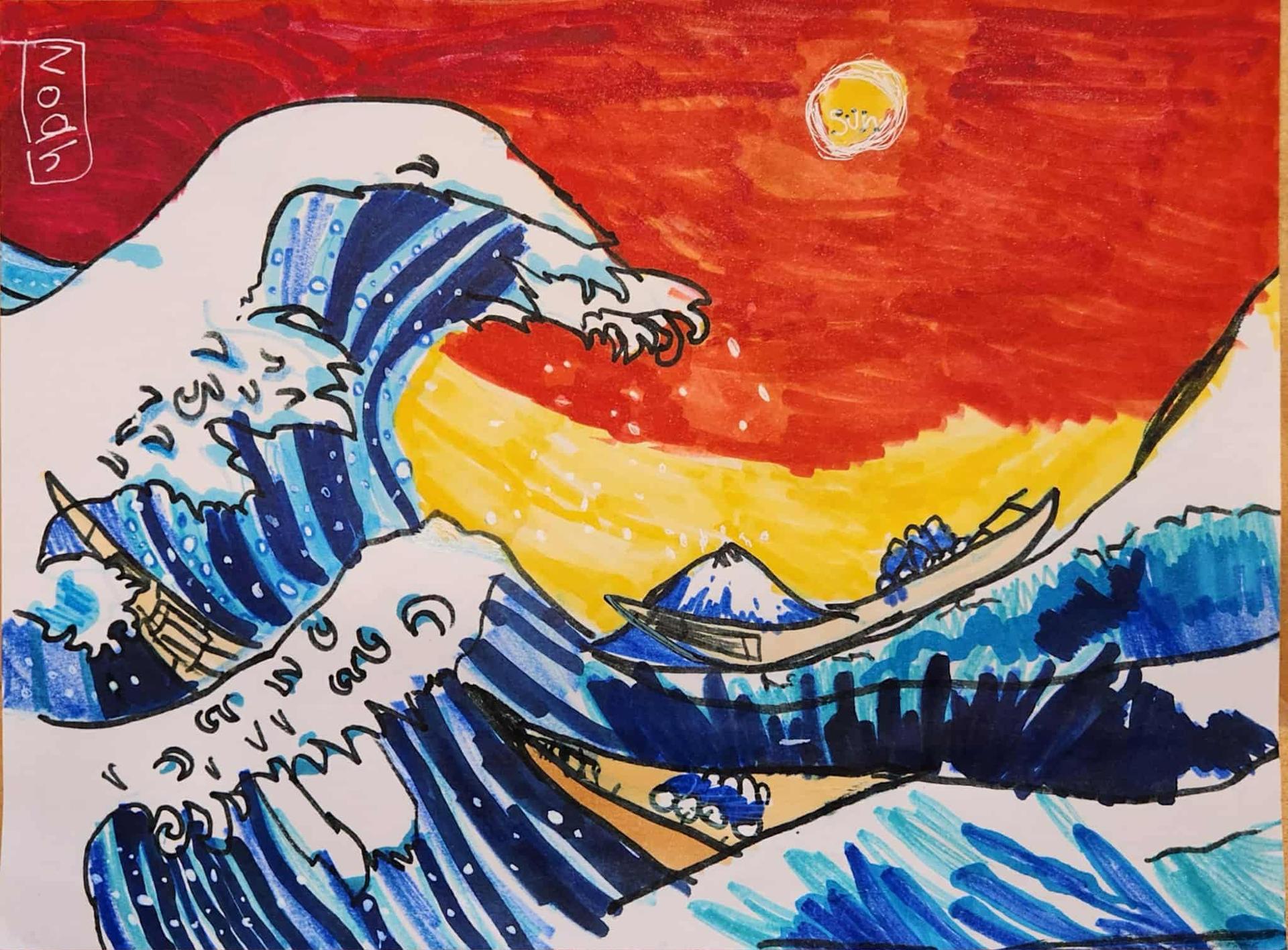 Noah Janzen winning art piece