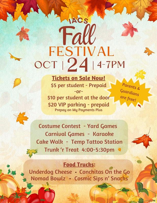 Fall Fest is tomorrow, October 24th 4-7pm. We hope to see you there!