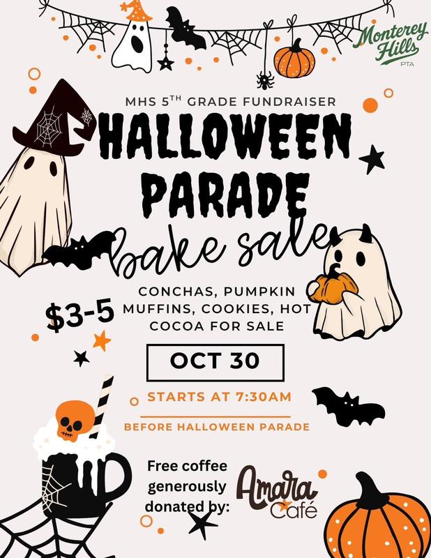 Before the Halloween Parade - Bake Sale - Oct 30 at 7:30am Featured Photo