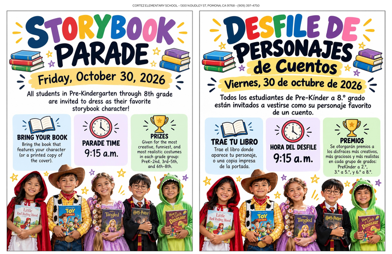 Storybook Parade Flyer