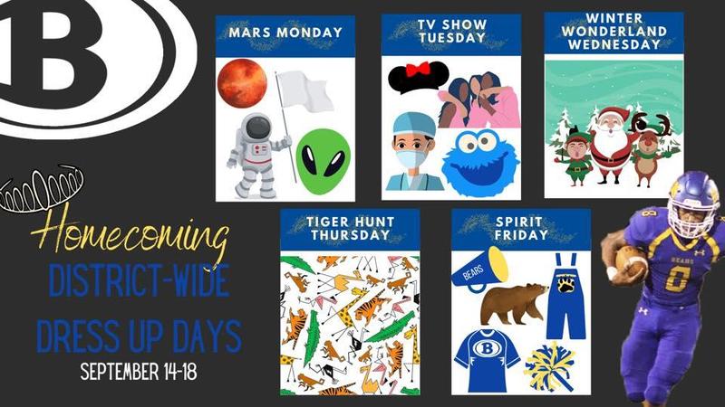 Homecoming week Sep 14th-18th Featured Photo