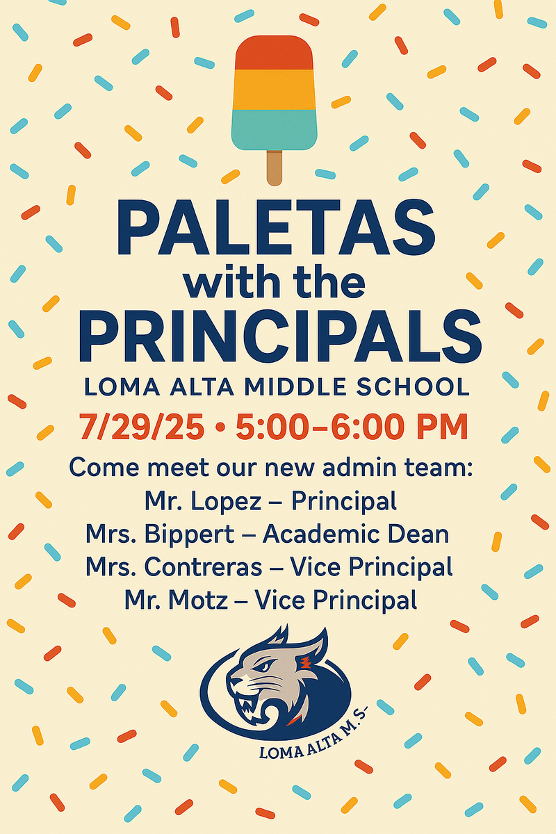 Paletas with Principals